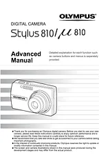 Olympus Stylus 810 Manual De Introdução