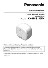 Panasonic KXHNS105FX Guía De Operación