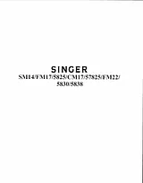 SINGER 57825 Manuale Utente