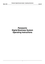 Panasonic dbs Bedienungsanleitung