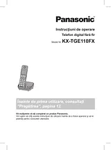Panasonic KXTGE110FX Mode D’Emploi