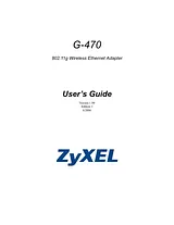 ZyXEL Communications G-470 Manuel D’Utilisation