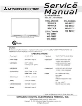 Mitsubishi Electronics WD-73737 Manual De Usuario