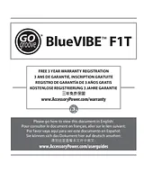 Accessory Power BlueVIBE F1T GG-BLUEVIBEF1T-WHT Manuale Utente