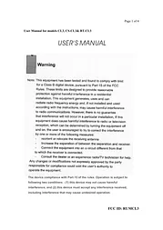 Geemarc Telecom International Ltd. CL3 Manual De Usuario