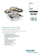Philips Internal Drive SPD6000FD DVD 16x ReWriter Листовка