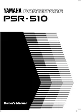Yamaha PSR-510 ユーザーズマニュアル