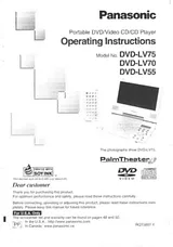 Panasonic dvd-lv55 User Manual