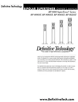 Definitive Technology BP-8080ST Manuale Proprietario