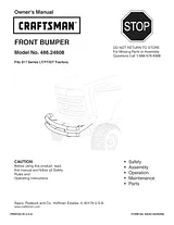 Craftsman 486.24608 Manual De Usuario