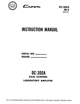 Crown dc-300a User Guide