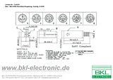 Bkl Electronic mini DIN connector Socket, straight Number of pins: 4 Black 204010 1 pc(s) 204010 Fiche De Données