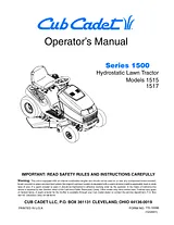 Cub Cadet 1517 User Manual