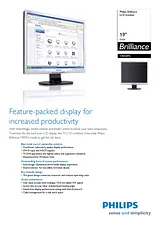 Philips LCD monitor 190S9FS 190S9FS/05 Leaflet