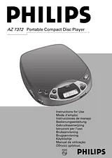 Philips AZ7372 Справочник Пользователя