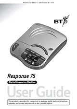 BT RESPONSE75 사용자 설명서