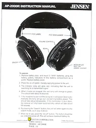 Recoton Corporation AP2000R Manual Do Utilizador