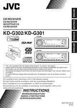 JVC KD-G301 Справочник Пользователя