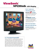 Viewsonic VP230MB Folheto