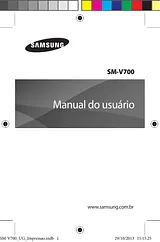 Samsung SM-V700 Справочник Пользователя