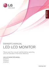 LG E2281VR-BN Manuale Proprietario