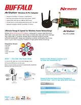 Buffalo WLI-PCI-G300N Wireless-N Desktop PCI Adapter WLI-PCI-G300N-3 Листовка