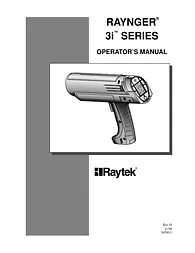 RayTek 3i User Manual