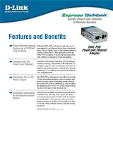 D-Link DWL-P50 Power over Ethernet (PoE) Adapter DWL-P50 Leaflet