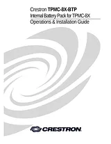 Crestron electronic TPMC-8X-BTP Manual De Usuario