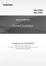 Samsung Barras de sonido curva HW-J7500 8.1 Ch 320 W Manuel D’Utilisation