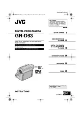 JVC GR-D63 사용자 설명서