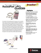 Comtrol RocketPort Universal PCI Quad DB9 99341-4 プリント