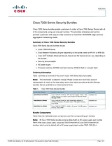 Cisco Cisco VPN Acceleration Module Ficha De Dados