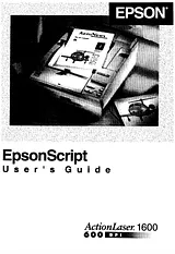 Epson 1600 사용자 설명서