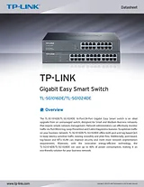 TP-LINK JetStream TL-SG1024DE Ficha De Dados