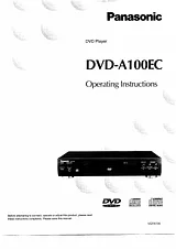 Panasonic DVDA100 지침 매뉴얼