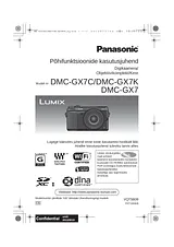 Panasonic DMC-GX7K Mode D’Emploi