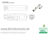 Bkl Electronic Self-assembly USB B Connector Plug, straight USB B 10120099 Data Sheet