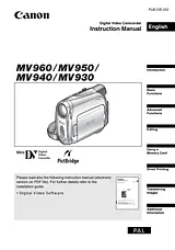 Canon MV 950 Manual Do Utilizador