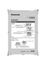 Panasonic KXTG8012NE 작동 가이드