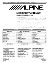 Alpine MRD-M1005 Справочник Пользователя