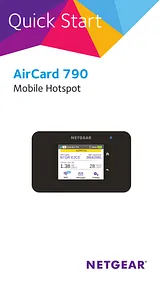 Netgear AirCard 790 Retail unlocked – AC790 Mobile Hotspot Guia Da Instalação