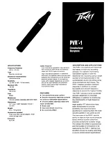 Peavey PVR-1 Leaflet