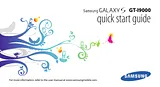 Samsung Galaxy S Guide D’Installation Rapide