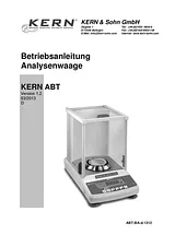 Kern Analytical scales Weight range 320 g Readability 0.001 g mains-powered Silver ABT 320-4M Fiche De Données
