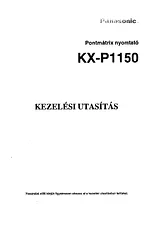Panasonic KXP-1150 Guia De Utilização