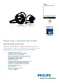 Philips SHB6100  Bluetooth stereo headset SHB6100/93 Leaflet