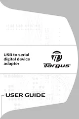 Targus USB to Serial Digital Device Adapter Manual De Usuario