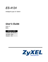 ZyXEL ES-4124 Manual Do Utilizador