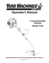 MTD Y725 Manual De Usuario